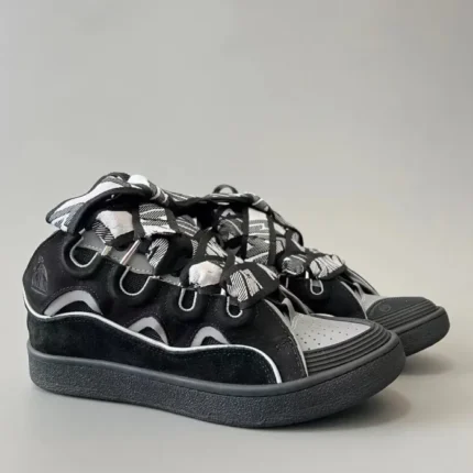Lanvin Curb Sneaker Black Grey (6)
